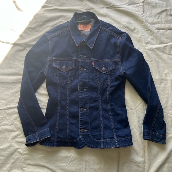Levis Strauss & Co Size S Jean Jacket 73580 87 Cotton Elastane Length 25” #H